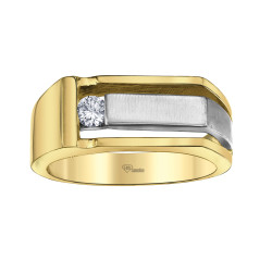 Canadian Diamond Gent's Ring- 0.19ct