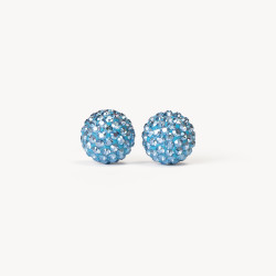 Pirouette Holiday Sparkle Ball Stud Earrings - 10mm - Hillberg & Berk Limited Edition