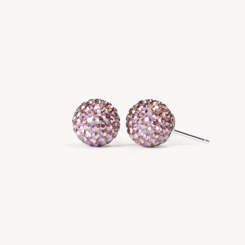 Tutu Holiday Sparkle Ball Stud Earrings - 10mm - Hillberg & Berk Limited Edition