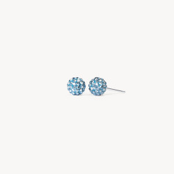 Pirouette Holiday Sparkle Ball Stud Earrings - 6mm - Hillberg & Berk Limited Edition