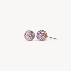 Tutu Holiday Sparkle Ball Stud Earrings - 8mm - Hillberg & Berk Limited Edition