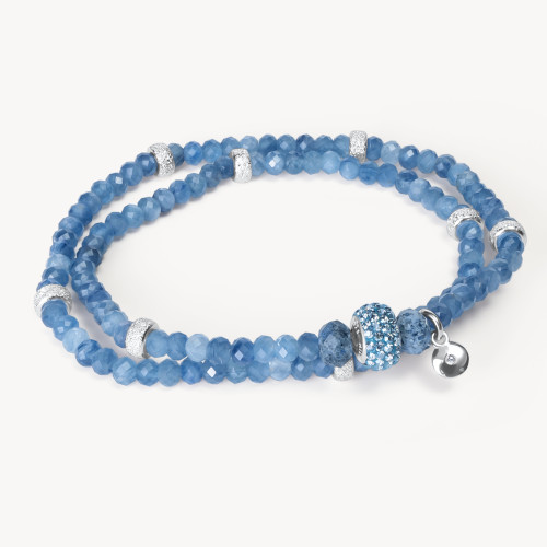 Pirouette Sparkle Double Wrap Bracelet- Hillberg & Berk Limited Edition