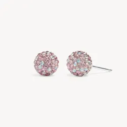 Venetian Blush Sparkle Ball™ Stud Earrings - 10mm - Hillberg & Berk