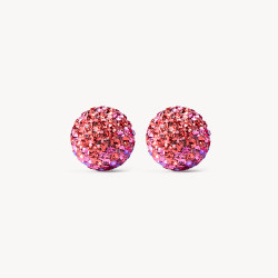 Wildflower Sparkle Ball Stud Earrings -12mm - Hillberg & Berk