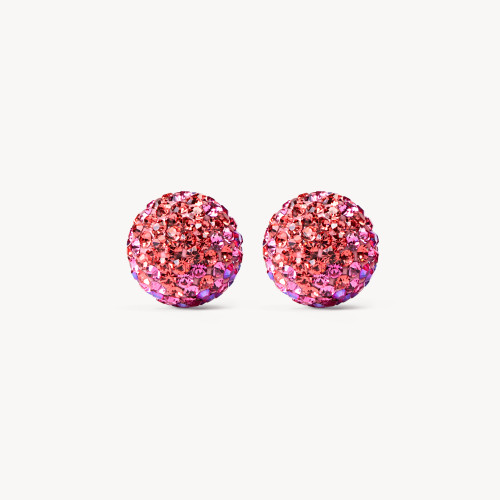 Wildflower Sparkle Ball Stud Earrings -12mm - Hillberg & Berk