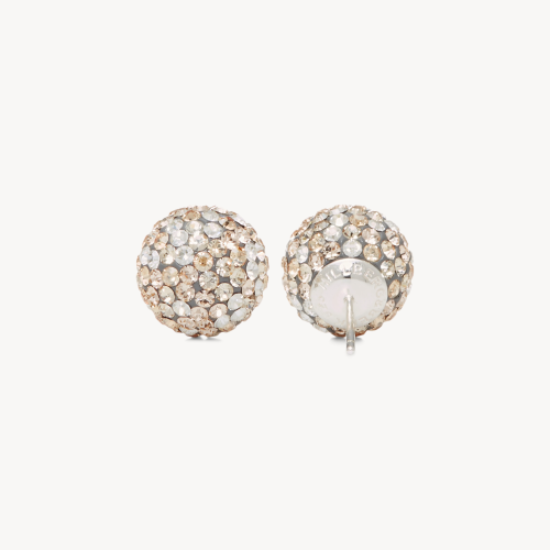 Dancing Queen Sparkle Ball Stud Earrings (12mm)- Hillberg & Berk