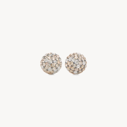 Dancing Queen Sparkle Ball Stud Earrings (8mm)- Hillberg & Berk