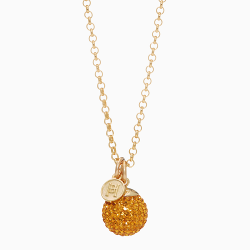 Golden Hour Sparkle Ball™ Long Pendant Necklace- Hillberg & Berk