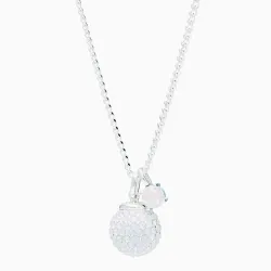 Birthstone (October) Sparkle Pendant Necklace- Hillberg & Berk