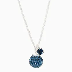 September Sapphire Sparkle Pendant Necklace