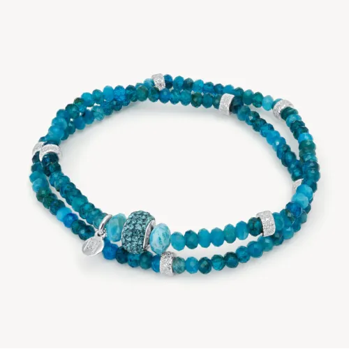 Astral Sparkle Ball™ Double Wrap Bracelet - Hillberg & berk