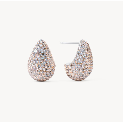Champagne Mini Dream Puff™ Sparkle Stud Earrings - Hillberg & Berk