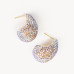 Ballet Slipper Dream Puff™ Sparkle Stud Earrings-Hillberg & Berk