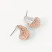 Rose Gold Mini Dream Puff™ Sparkle Stud Earrings - Hillberg & Berk