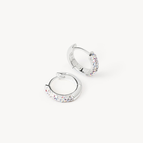 Snowflake Always On Sparkle Hoop Earrings - Hillberg & Berk Limited Edition