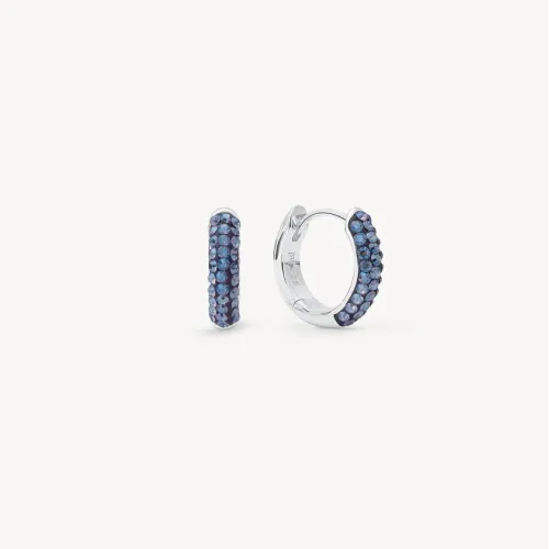 Empress Always On Sparkle Hoop Earrings - Hillberg & Berk Empress Always On Sparkle Hoop Earrings - Hillberg & Berk