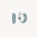 Mermaid Scales & Moonlight Sparkle Hoop Earrings (Small)- Hillberg & Berk