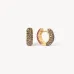 Desert Rose & Sand Dunes Sparkle Reversible Hoop Earrings - Hillberg & Berk