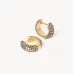 Desert Rose & Sand Dunes Sparkle Reversible Hoop Earrings - Hillberg & Berk