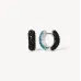 Astral & Black Sparkle Reversible Hoop Earrings - Hillberg & Berk