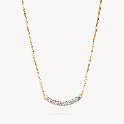 Ballet Slipper Curved Bar Necklace- Hillberg & Berk