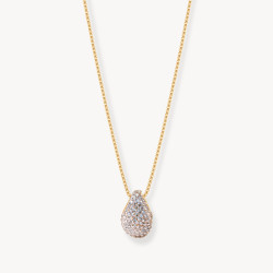 Champagne Sparkle Mini Drop Necklace - Hillberg & berk