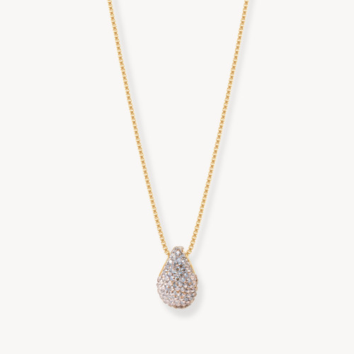 Champagne Sparkle Mini Drop Necklace - Hillberg & berk