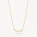 Soft Gold Sparkle Bar Necklace - Hillberg & Berk