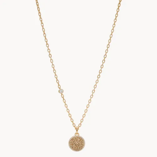 Gold Sparkle Ball™ Halo Pendant Necklace -  Hillberg & berk