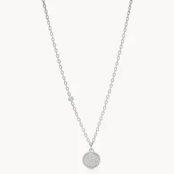 White Sparkle Ball™ Halo Pendant Necklace -  Hillberg & berk