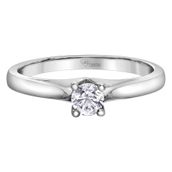 Canadian Diamond Solitaire Ring- .27ct