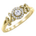 Floral Canadian Diamond Ring- 0.25ct TDW