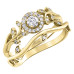 Floral Diamond Band- 0.02ct TDW