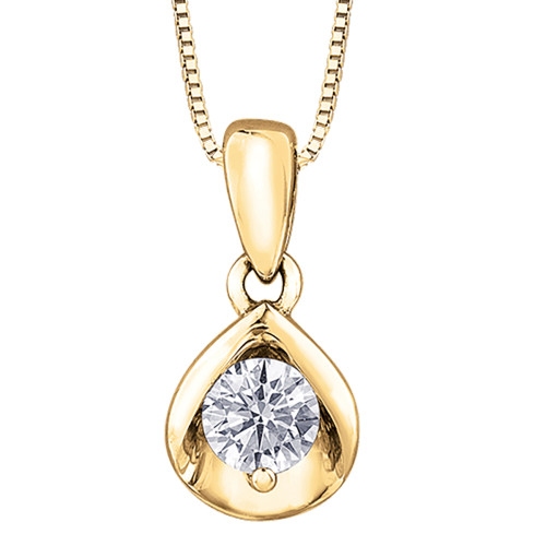 Canadian Diamond Solitaire Necklace- 0.20ct