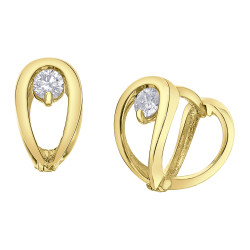 Canadian Diamond Huggie Earrings- 0.20ct TDW