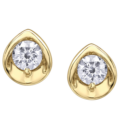 Canadian Diamond Stud Earrings- 0.20ct TDW