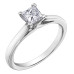 Princess Cut Canadian Diamond Solitaire Ring- .40ct