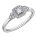 White Gold Canadian Diamond Ring- .23ct