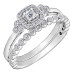 White Gold Canadian Diamond Ring- .23ct