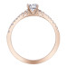Rose Gold Canadian Diamond Ring- .45ct