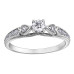 White Gold Canadian Diamond Ring- .32ct