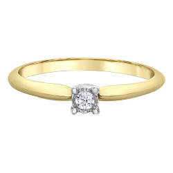 Solitaire Diamond Illuminaire Ring- 0.05ct