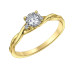Twisted Band Illusion-Set Diamond Ring- 0.20ct TDW