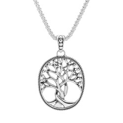 Silver Tree Of Life Pendant Large