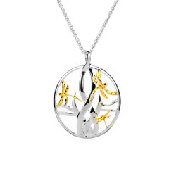 Dragonfly in Reeds Pendant- Small