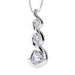 Tides of Love Canadian Diamond Necklace- 0.50ct TDW