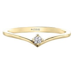 Casual Lux Canadian Diamond Ring- 0.04ct