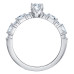Oval Cut Canadian Diamond 18KPD Ring- 0.98ct TDW