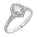Oval Canadian Diamond Ring- 0.81ct TDW