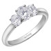 Three-Stone Oval Canadian Diamond Ring- 1.03ct TDW